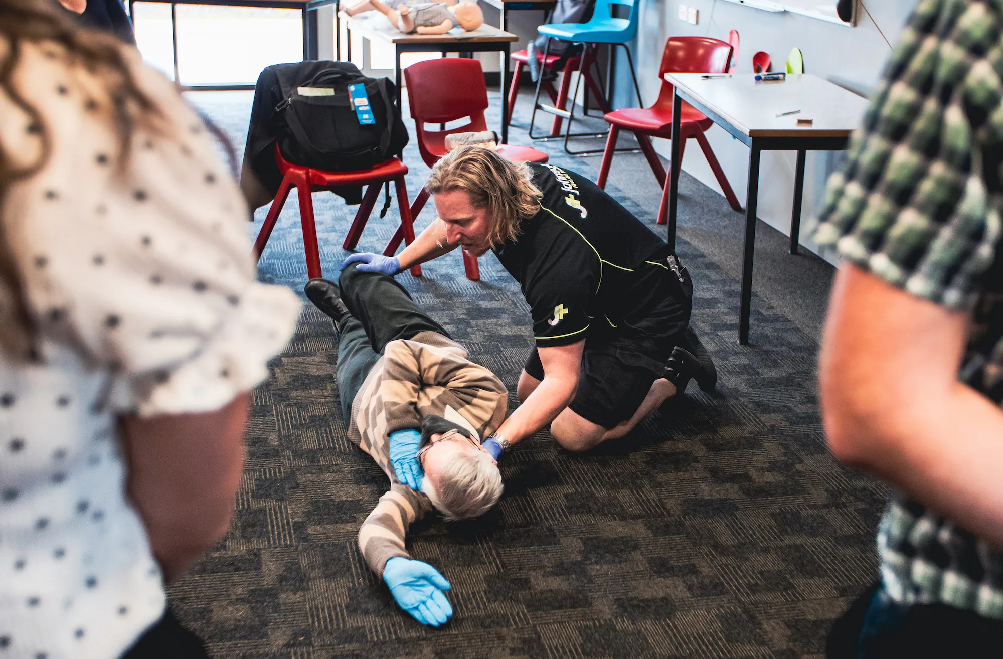 Johnson First Aid Training in action